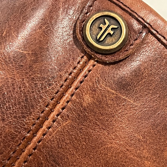 🛍️Frye⚡️Melissa Button Cognac Leather Knee High Boot Western Riding 11 - Picture 9 of 15